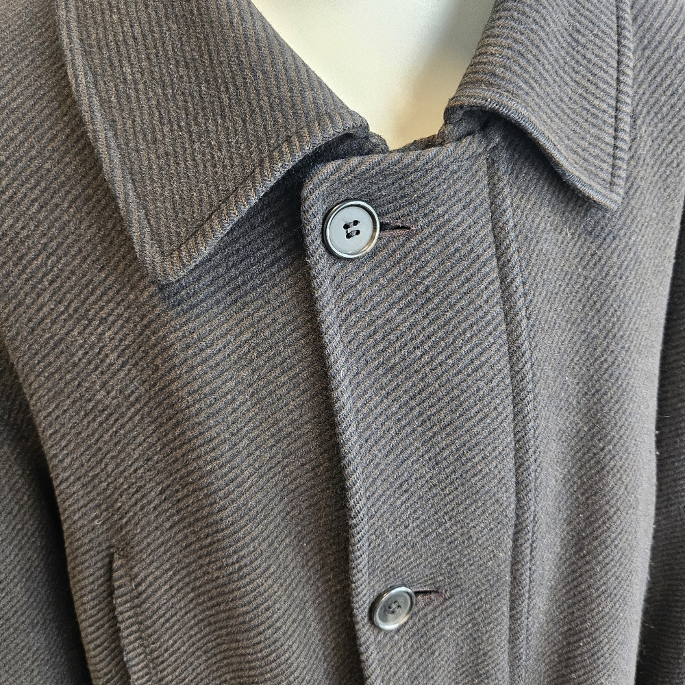 πΎ VINTAGE Tessuto Italiano BIELLA Wool Sport Coat Men's 44R US XL *Callout - Picture 2 of 16